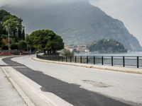 Mountain View: Overlooking Coastal Road in Italy