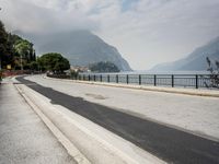 Mountain View: Overlooking Coastal Road in Italy