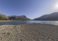 Mountainous Landscape in Spain's Balearic Islands