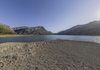 Mountainous Landscape in Spain's Balearic Islands