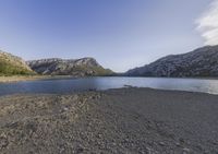 Mountainous Landscape in Spain's Balearic Islands