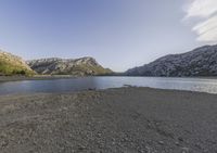 Mountainous Landscape in Spain's Balearic Islands