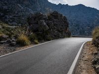 Mountainous Landscapes of Spain: A Picturesque Asphalt Lane