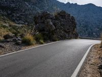 Mountainous Landscapes of Spain: A Picturesque Asphalt Lane