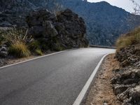 Mountainous Landscapes of Spain: A Picturesque Asphalt Lane
