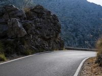 Mountainous Landscapes of Spain: A Picturesque Asphalt Lane