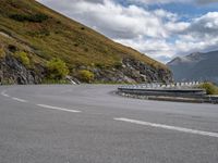 Mountainous Road in Austria: Surrounded by Clouds