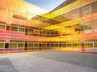 Multicolored Facade: A City Architecture