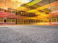 Multicolored Facade: A City Architecture