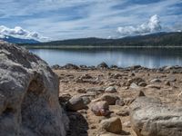 Natural Beauty: Colorado Lake and Mountain Landscape