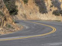 Natural Landscape: Mountain Road in California