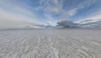 Natural Salt Formations in Utah: Mountainous View