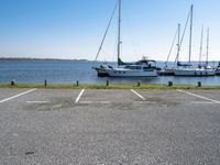 Nature Landscape in Holland: Water and Horizon