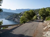 Nature Landscape in Mallorca: Ocean and Clear Sky