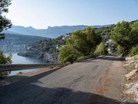 Nature Landscape in Mallorca: Ocean and Clear Sky