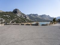 Nature Landscape: Mountain Range and Lake