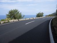 Nature's Landscape: A Coastal Road in Spain
