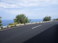 Nature's Landscape: A Coastal Road in Spain