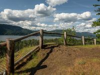 Nature Landscape: Water, Lake, and Clouds