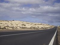 Nature Line: Wall Road Asphalt in Spain