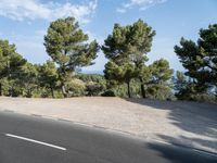 Nature Parking Lot in Mallorca, Spain