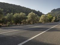 Nature Road with Mountain Scenery in Mallorca 002