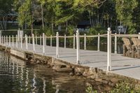 Nature's Beauty: Tree, Bridge, Pond, and Reflection