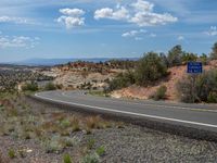 Nature in USA: Asphalt Road in Utah