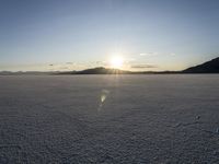 Nature in Utah: Sunlight Reflecting on the Ocean