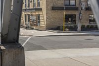 A Neighbourhood in Ontario: Window Facades and Brick Buildings