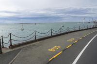 Nelson, New Zealand Coastal Road Bridge Over Ocean