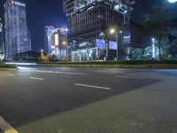 Neon Lights on City Streets: A Bright and Colorful Display