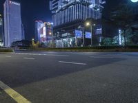 Neon Lights on City Streets: A Bright and Colorful Display
