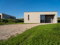 Netherlands Architecture in Grass Landscape