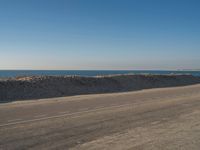 Netherlands Coastal Road: Asphalt and Sand 001