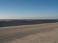 Netherlands Coastal Road: Asphalt and Sand 002