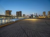 Netherlands at Dawn: A City by the Water