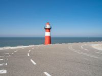 Netherlands Lighthouse on Beach Road Building