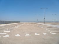 Netherlands Parking Lot: Under a Clear Sky