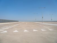 Netherlands Parking Lot: Under a Clear Sky