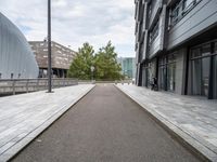 Residential Area in the Netherlands: Grey Skies and City Life