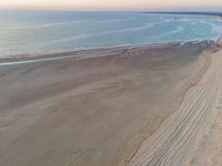 Netherlands Sand Dune: An Aerial View