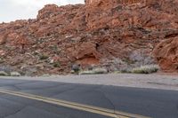 Nevada Desert Drive Through Majestic Mountains 001