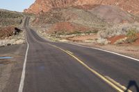 Nevada Desert Highway: Clear Skies and Scenic Views