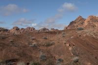 Scenic Drive through Nevada's Desert Landscape