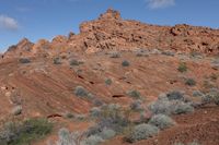 Scenic Drive through Nevada's Desert Landscape