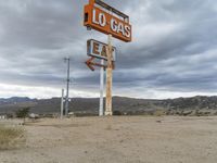 Nevada Desert Landscape: A View of the Mountains