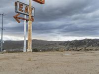 Nevada Desert Landscape: A View of the Mountains