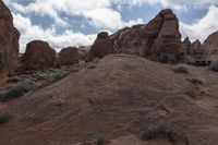 Nevada Desert Mountains in Red Rock