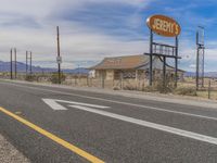 Nevada Desert Road Landscape 001